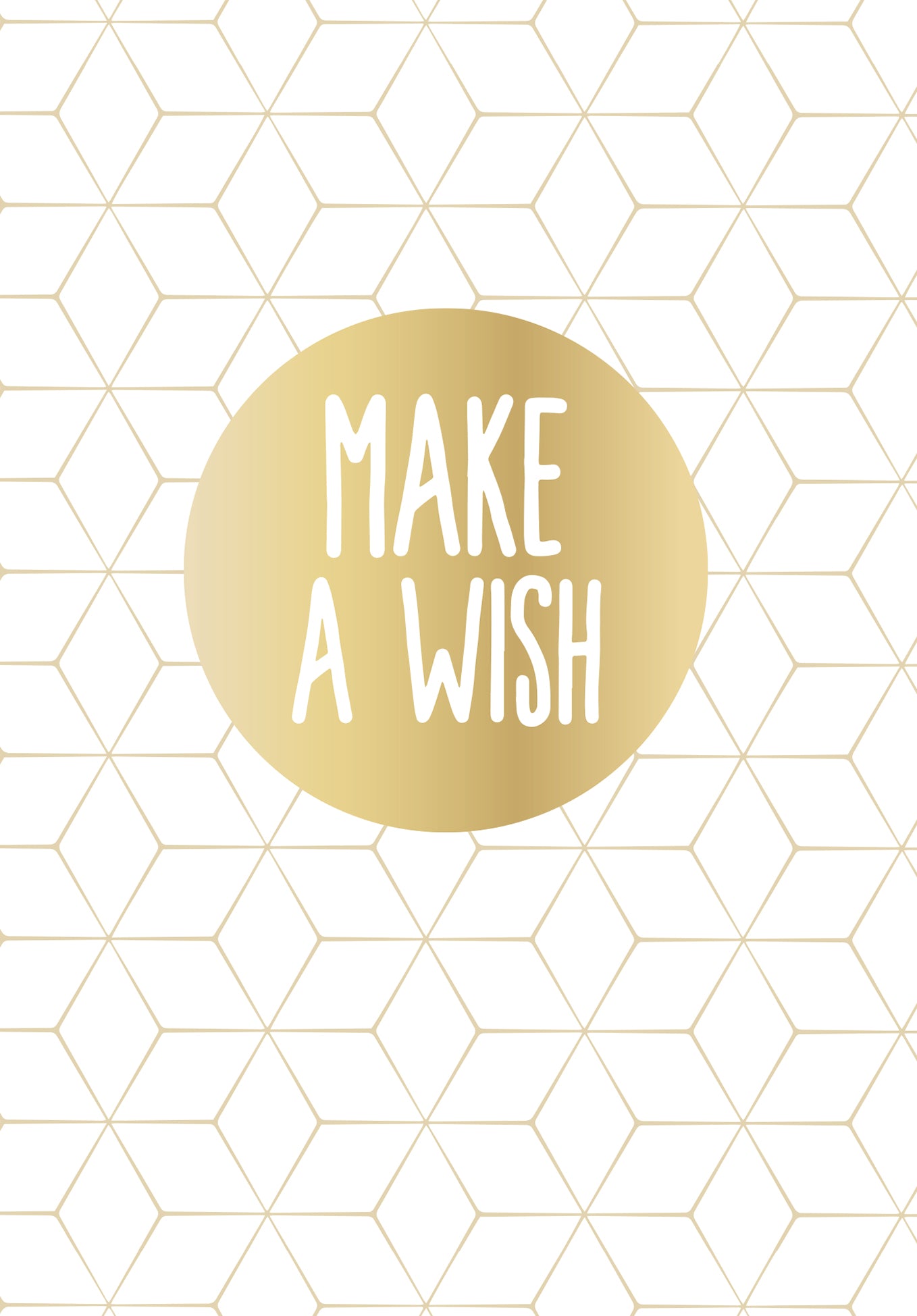 Make a wish - Gold Circle (Value)