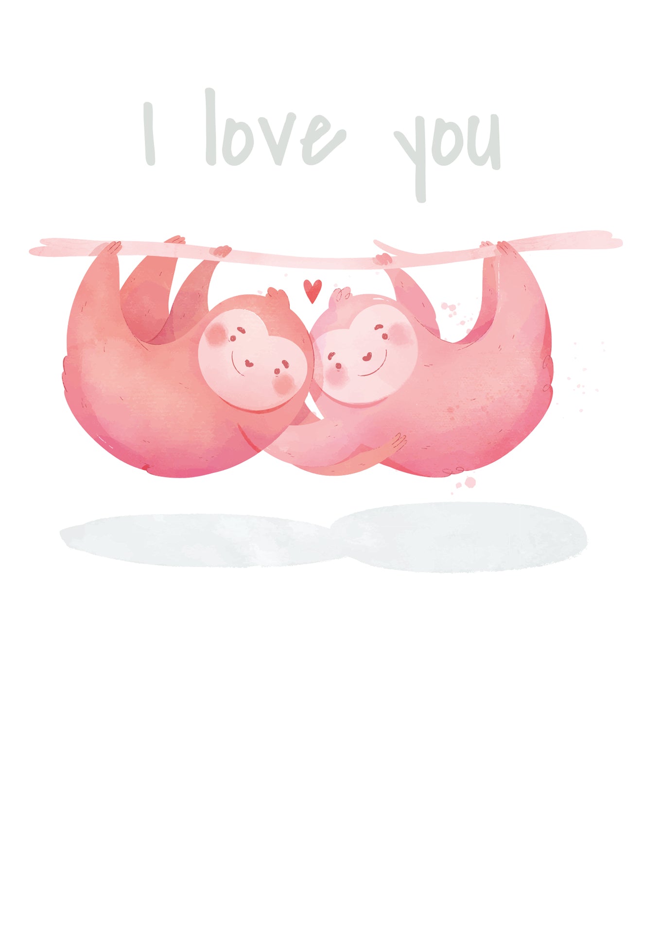 I love you - Sloths (Value)