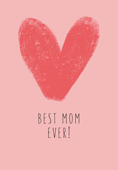 Best Mum ever - Heart (Value)