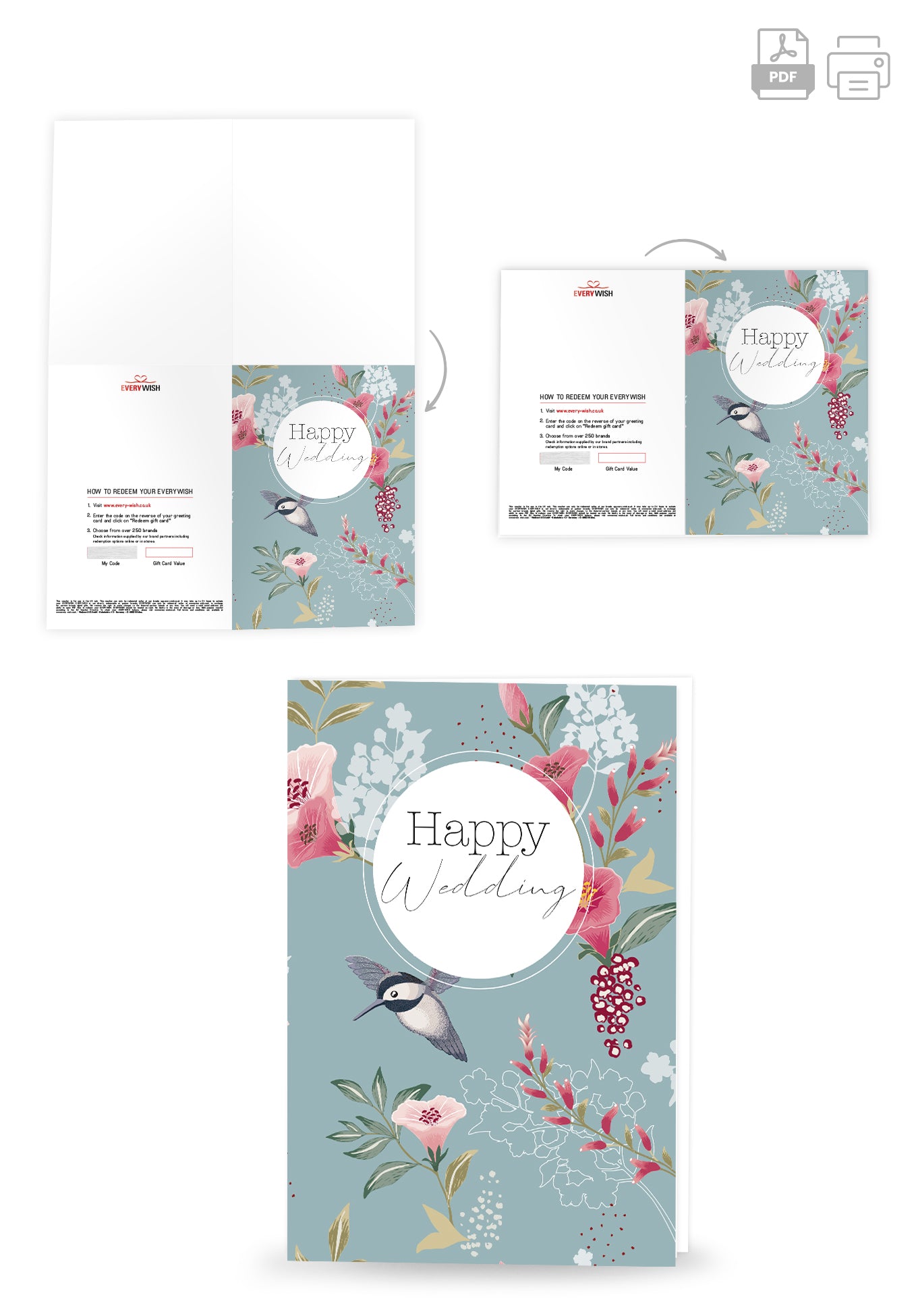 Happy Wedding - Bird